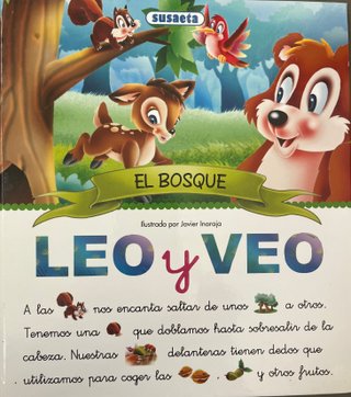 Leo y Veo 2 libros con letra en cursiva