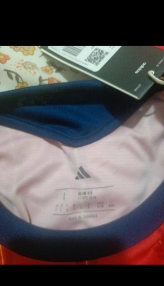 Camiseta España Mundial 2026 verdadera talla L