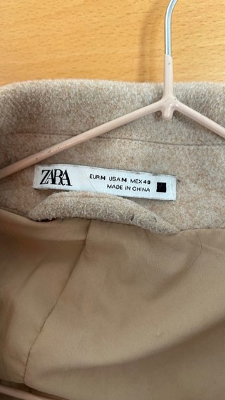 Abrigo estilo coreano beige talla única