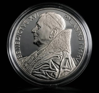 Moneda Vaticano 5 Euros Plata Aniversario WWII