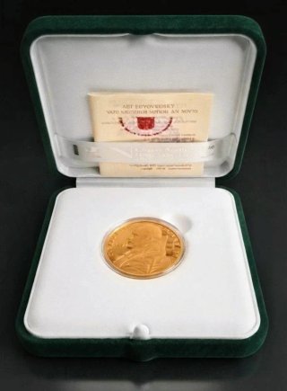 Moneda Vaticano 5 Euros Plata Aniversario WWII