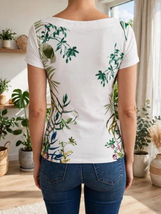 Camiseta tropical Desigual talla S