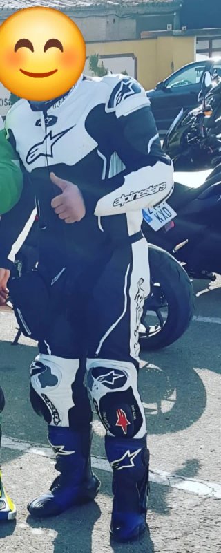 Mono Alpinestars Blanco Talla 52