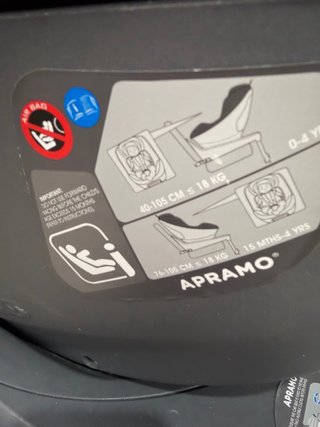 Silla bebé Apramo giratoria Isofix