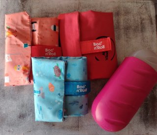 Porta meriendas reutilizables Boc'n'roll infantil