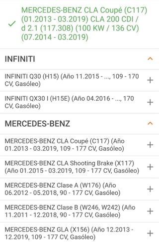 Filtro K&N 33-2996 para Mercedes
