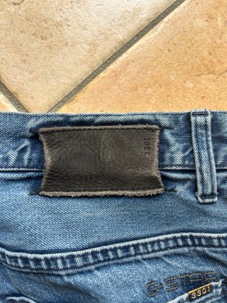 Jeans custom flared blu
