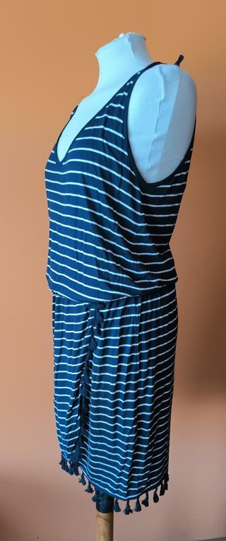 Vestido playero rayas Women'secret Talla XL