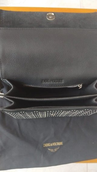 Bolso Zadig & Voltaire Negro Original con Tachuela