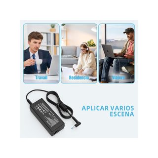 Shefor cargador portátil 45W para HP