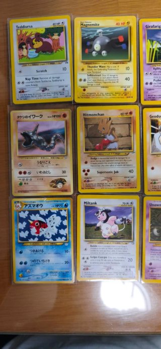 Cartas Pokémon Antiguas