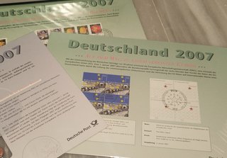 Alemania 2007 – Monedas + Sellos Deutsche Post