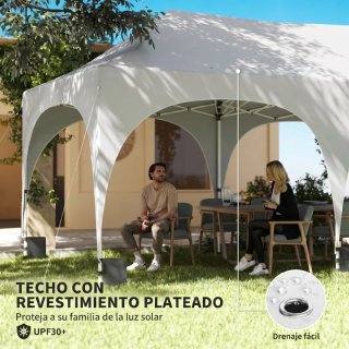 Carpa Plegable 6x3m con 6 Laterales