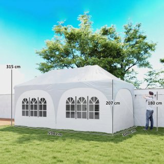 Carpa Plegable 6x3m con 6 Laterales