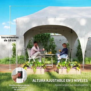 Carpa Plegable 6x3m con 6 Laterales