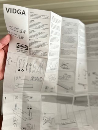 Soportes techo rieles cortina IKEA VIDGA