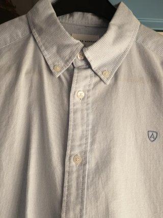 Camisa rayas azul Alvaro Moreno Talla M