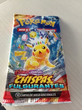 Packs Cartas Pokémon Chispas Fulgurantes