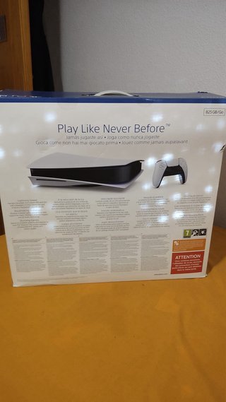 PS5 DISCO EDICION THE LAST OF US + MANDO y CAJA