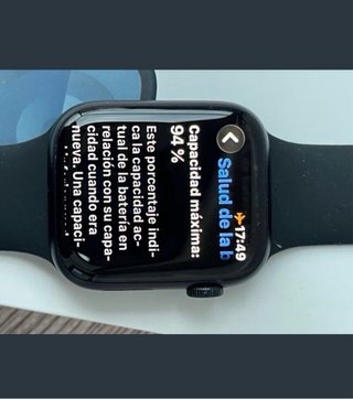 Apple Watch Series 9 45mm Negro/Plata