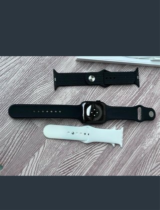 Apple Watch Series 9 45mm Negro/Plata