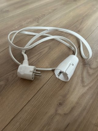 Cable alargador blanco 2 metros