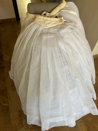 Ahuecador Fallera Mayor Adulta Beige/Blanco