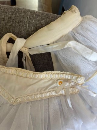 Ahuecador Fallera Mayor Adulta Beige/Blanco