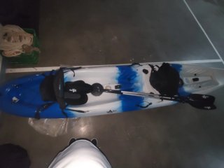 Kayak Doble Azul y Blanco