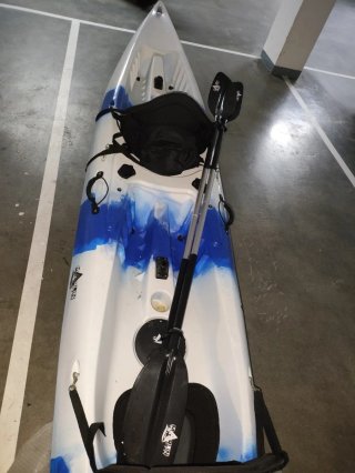 Kayak Doble Azul y Blanco