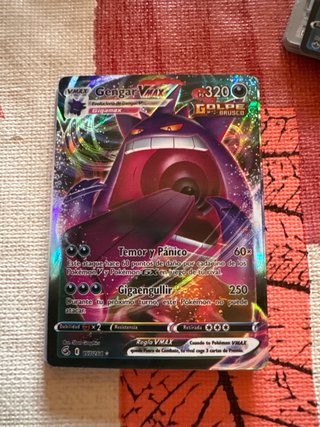 Gengar VMAX Carta Pokémon Gigamax