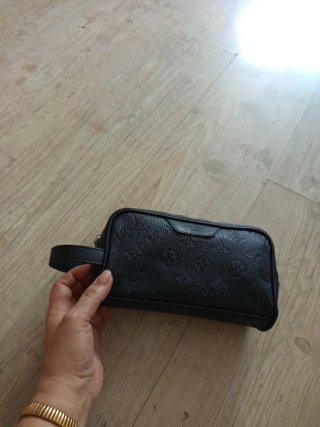 Bolso de mano hombre negro