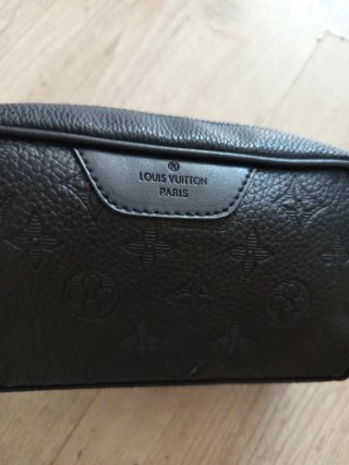 Bolso de mano hombre negro