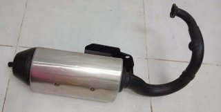 Tubo de escape para moto Peugeot