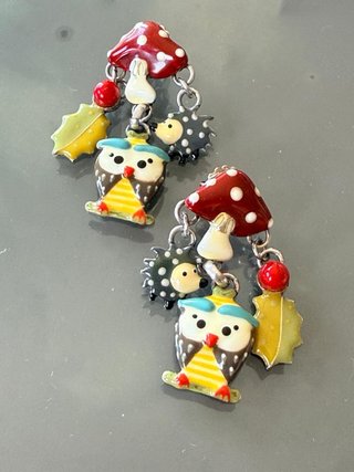 Orecchini vintage Taratata bijoux
