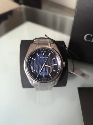 Orologio Citizen Eco-Drive in Titanio Blu