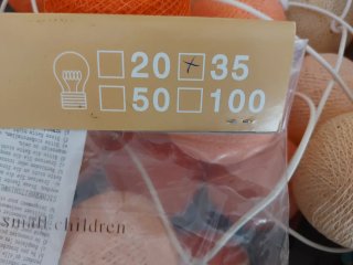 Guirnalda 35 Luces Marca Happy Lights