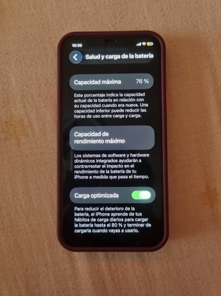 iPhone 12 Pro 128 GB 76% salud batería