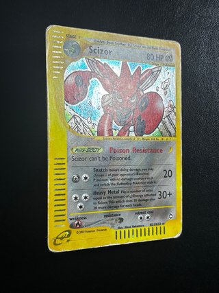 Scizor Aquapolis H21/H32 Holo Eng