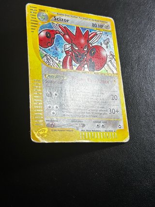 Scizor Aquapolis H21/H32 Holo Eng