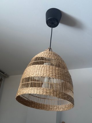 Lámpara de techo ratán Ikea