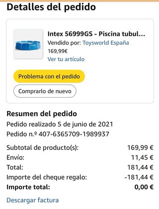 Piscina Intex Metal Frame 305x76cm Azul