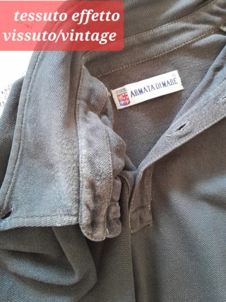 Polo Armata di Mare Manica Lunga Vintage90 Y2K