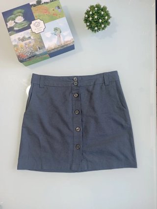 Falda Esmara Talla L Botones Verano