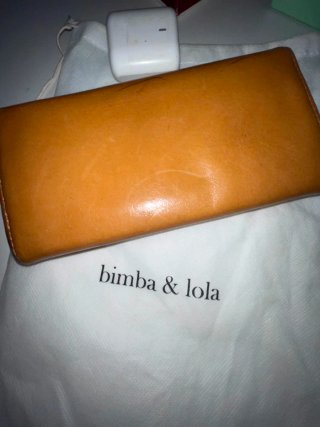 Cartera Bimba y Lola Marrón y Dorada