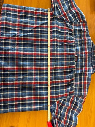 Camisa Tommy Hilfiger XL Cuadros Azul/Rojo