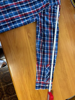 Camisa Tommy Hilfiger XL Cuadros Azul/Rojo