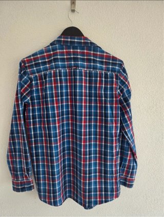 Camisa Tommy Hilfiger XL Cuadros Azul/Rojo