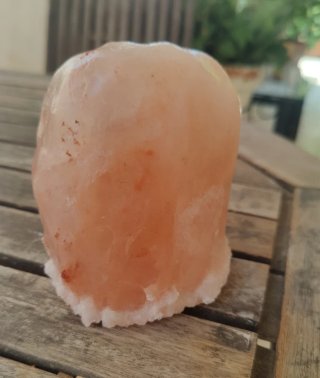 Portavelas de sal del Himalaya