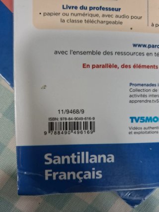 Parcours por le collège A1 Santillana Français
